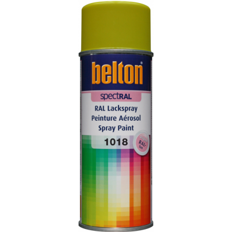 Spraymaling Belton 324 zink gul ral 1018