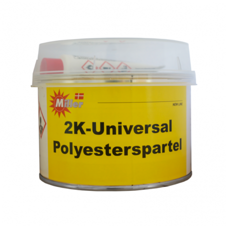 Miller 2K Universal polyesterspartel med hærder 1 kg
