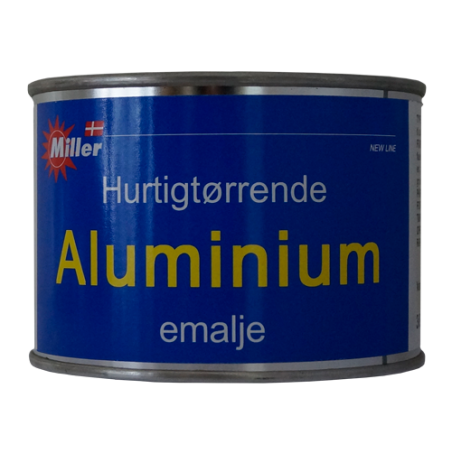 Miller hurtigtørrende emalje aluminium 380 ml