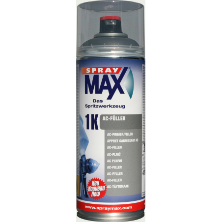 SprayMax 1K Acrylfiller melgrå