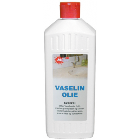 Miller vaselinolie hvid syrefri - 0,75 Liter. Restlager