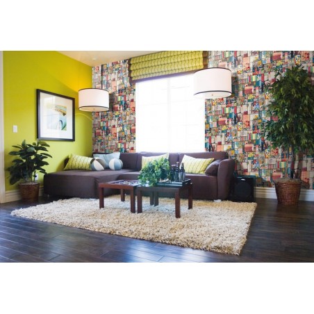 Selvklæbende folie collage kentani 45x200cm ( restlager )