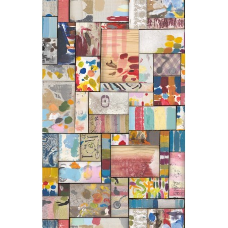 Selvklæbende folie collage kentani 45x200cm ( restlager )