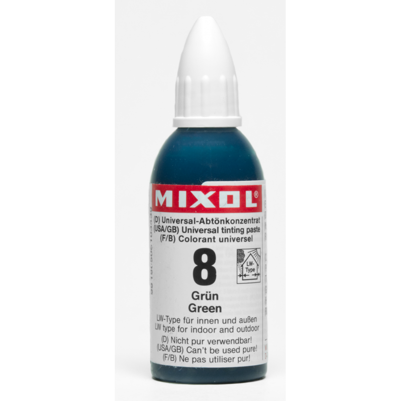 MIXOL tonefarve grøn 8 20 ml.