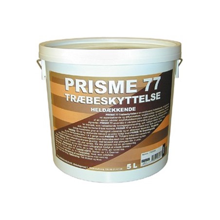 Prisme 77 vandbaseret træbeskyttelse hvid 5 liter