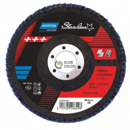 Lamelrondel 125mm x 22,2mm K60