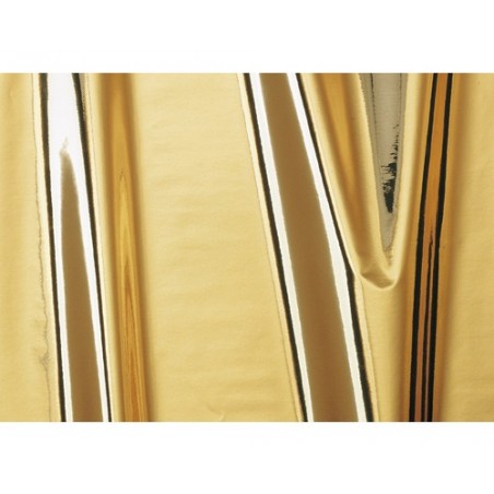 Selvklæbende folie gloss guld metallic 45x150cm ( restlager )