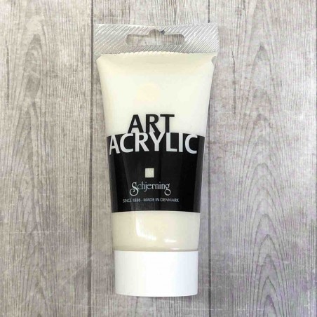 Art akrylfarve lys antikhvid 5348 - 75 ml
