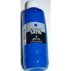 Acryl hobbyfarve satin blå 2132 blå - 250 ml