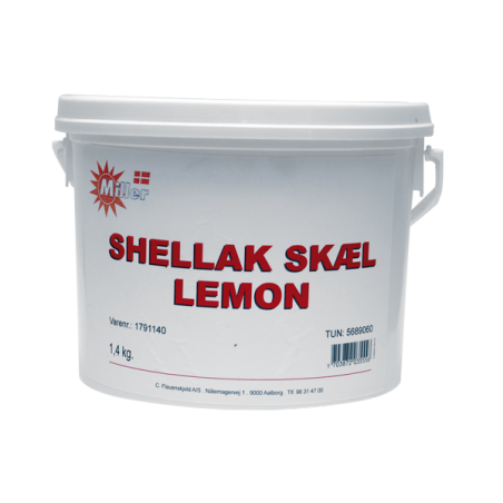 Miller shellak skæl lemon 1,4 kg