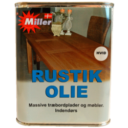 Miller rustikolie hvidtonet 0,75 liter