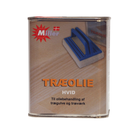 Miller træolie hvid
