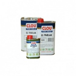 Clou trælak el blank alkyd 0,75 liter