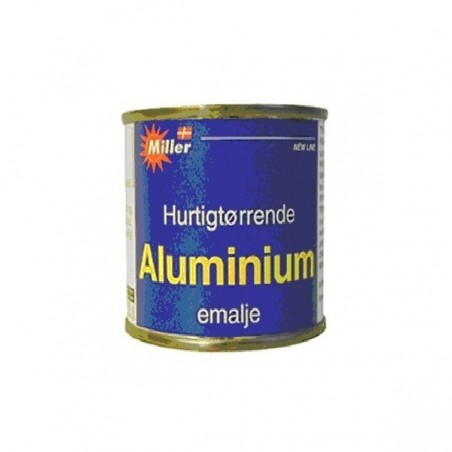 Miller hurtigtørrende emalje alminium 125ml